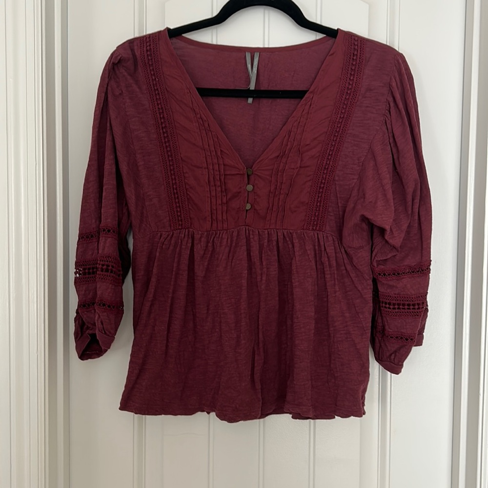 Anthropologie Babydoll Top